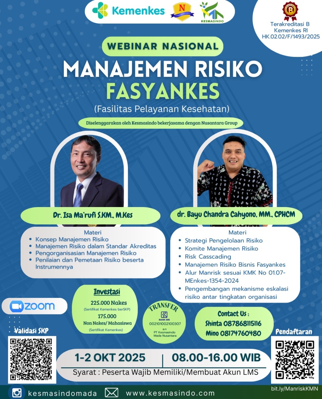 Webinar Nasional Manajemen Risiko Fasyankes